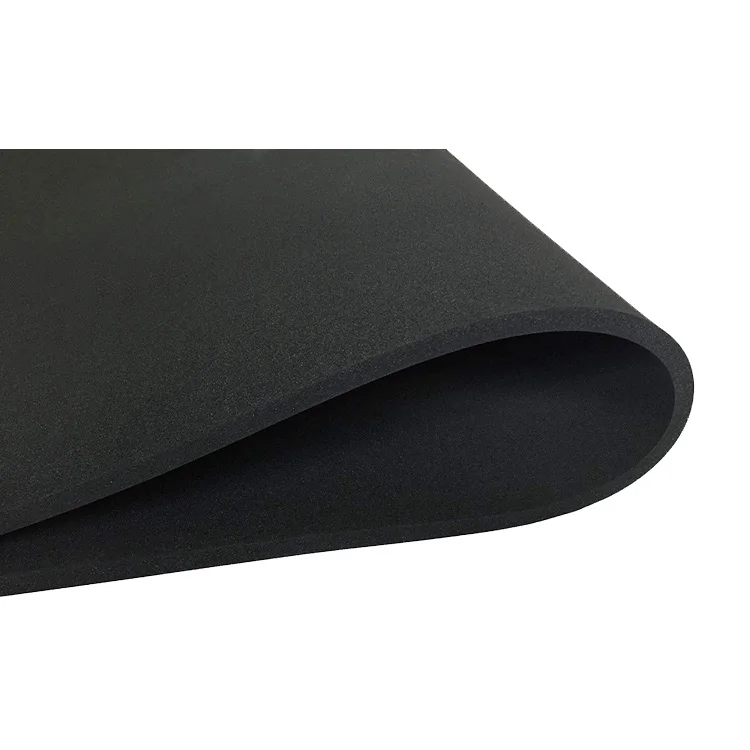 hs code 25mm thickness insulation materials rubber foam sheet price