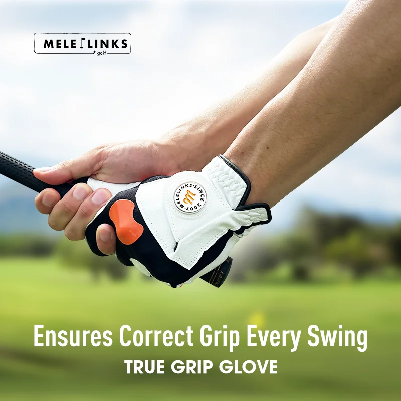 Golf Training Aids Golf Non-Slip Silicone Grip Glove Golf Grip Positioning Gloves True Grip Training Gloves With Magnetic Mark