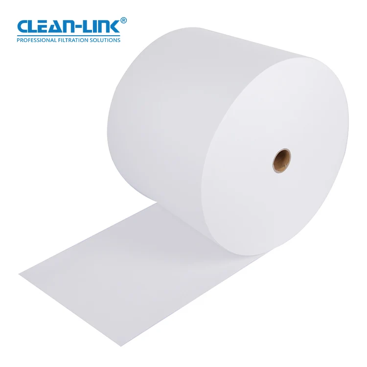 Customized Air Filter Sheet Mesh Air Purifier Filter Media Fiber Glass Paper