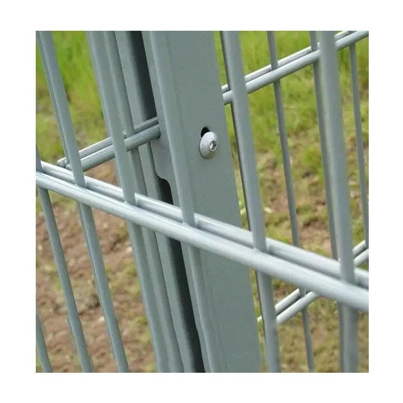 2m x 2.5 m welded panel 656 galvanized double wire fence