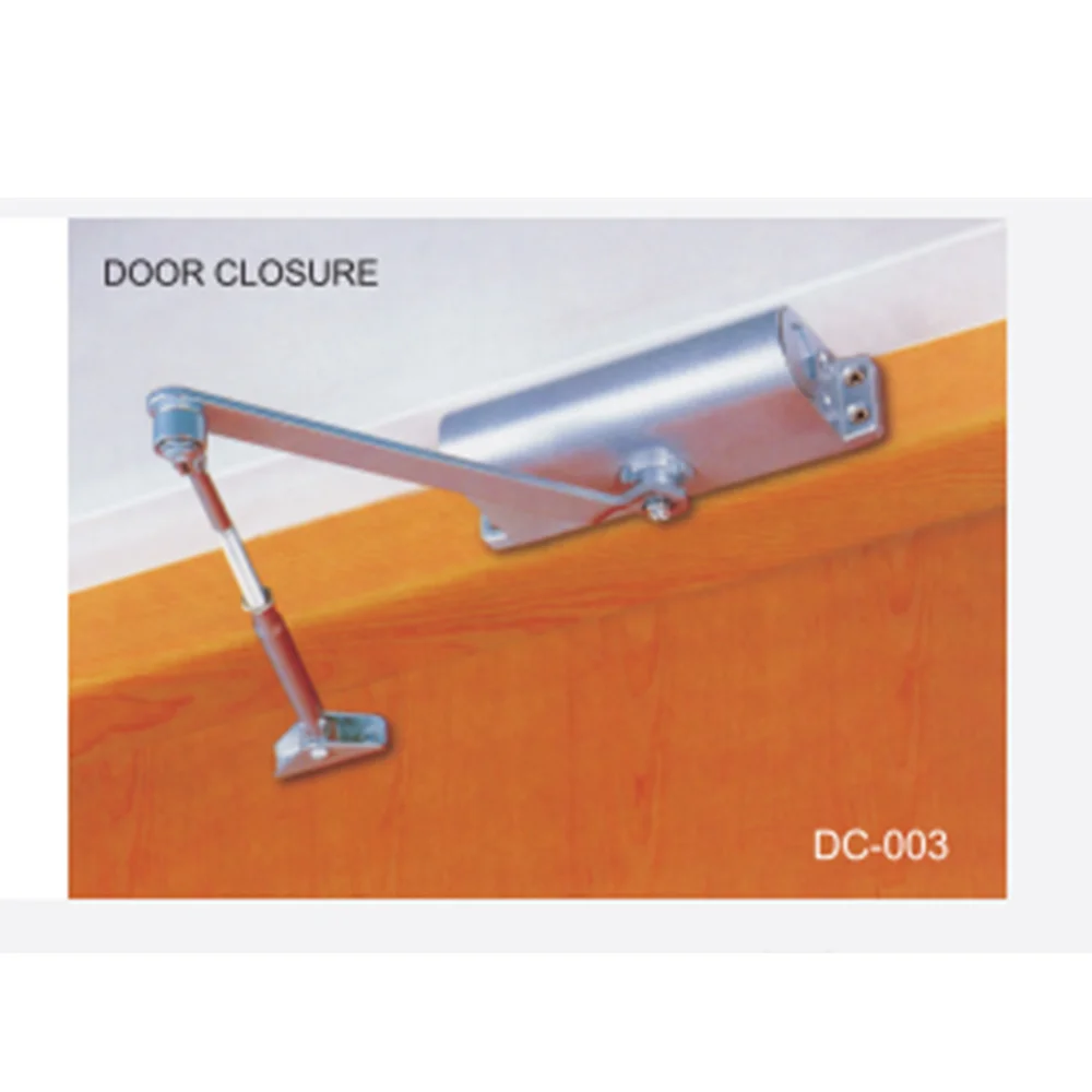 Chinese factory Adjustable concealed sliding automatic Stainless Steel Door Closer