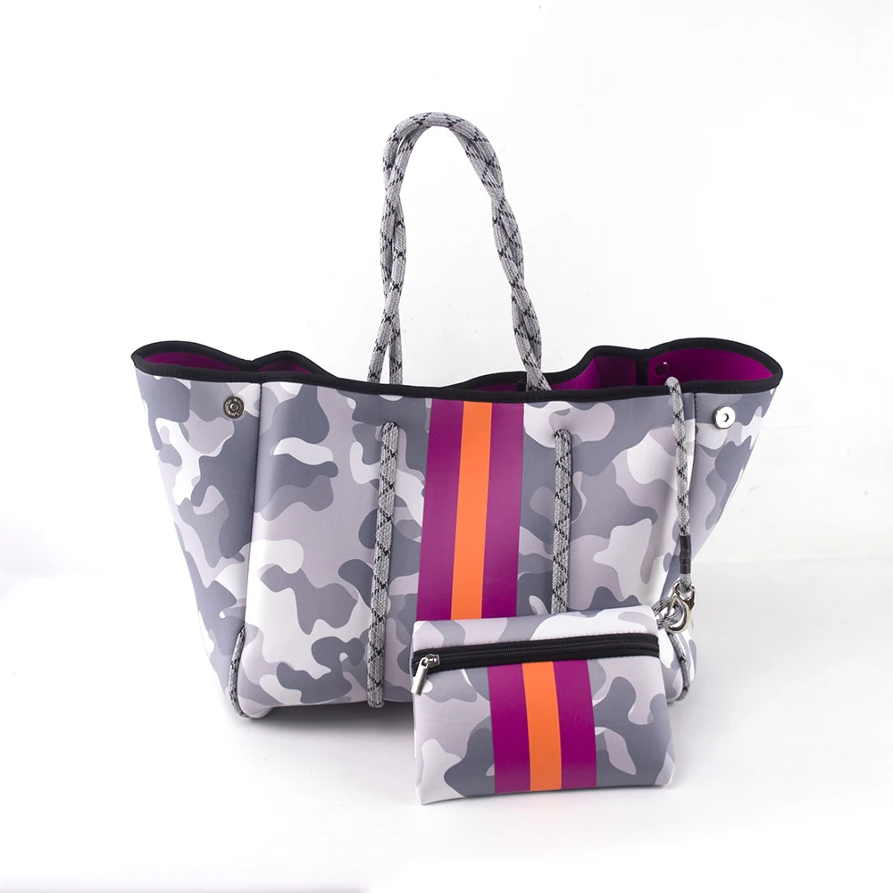 Неопреновая индивидуальная пляжная сумка Tie Dye водонепроницаемая сумка-тоут