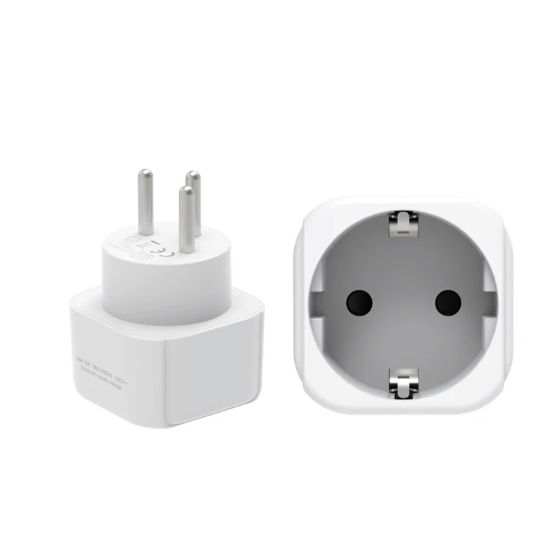 Лидер продаж, европейская вилка-переходник из Германии/Франции в Израиль с CB REACH IEC60884