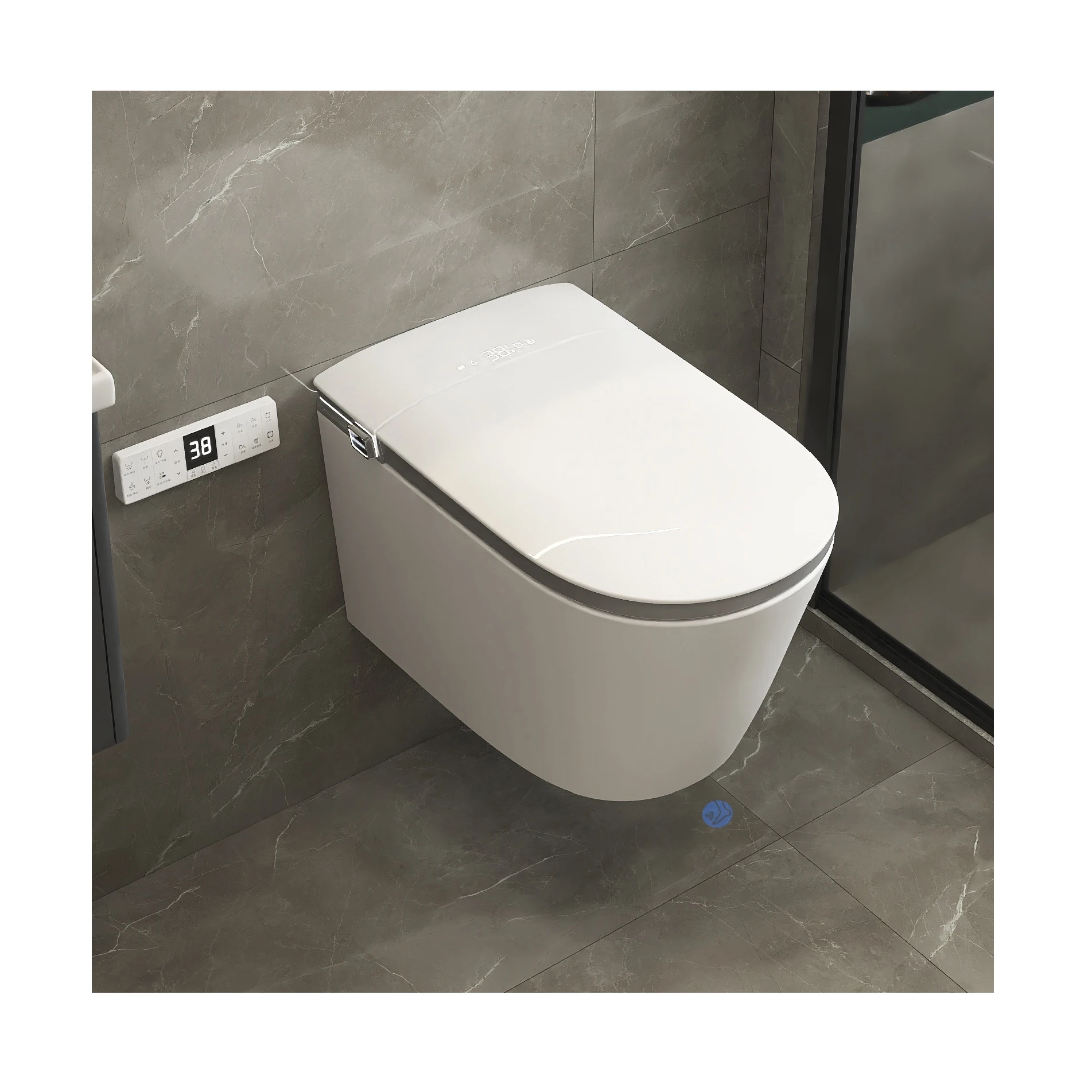 High-End Intelligent Wall Mounted Toilet Bowl Bathroom Wc Electronic Toilet Commode Automatic Smart Toilets