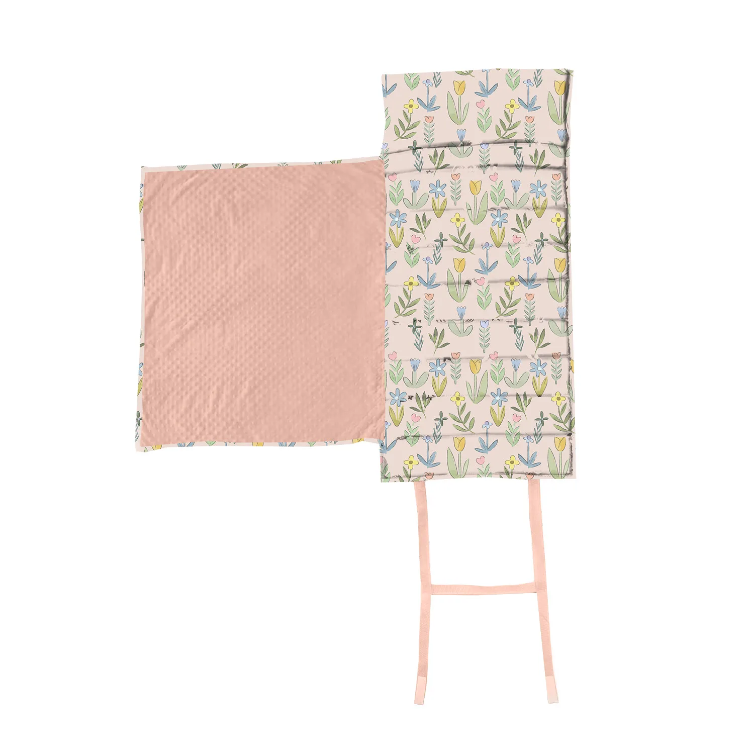 OEM Design Toddler Sleeping Kids Bag Nap Mat with Removable Pillow Soft Perfect for Kids Preschool, Daycare Polyester material