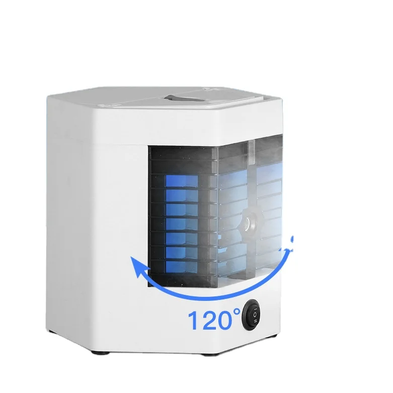 Portable 3 in 1 Personal Evaporative Humidifier Mini Air Cooler Fan