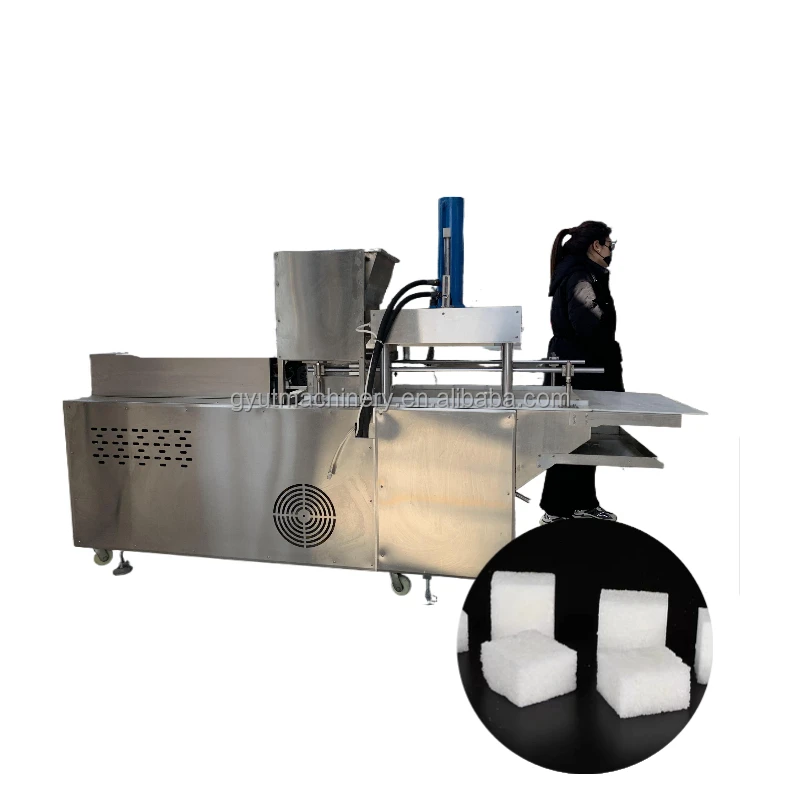 Manufacturer Supply Full Automatic Sugar Cube Lump Sugar Processing Production Line  Sugar Cube Making Machine
