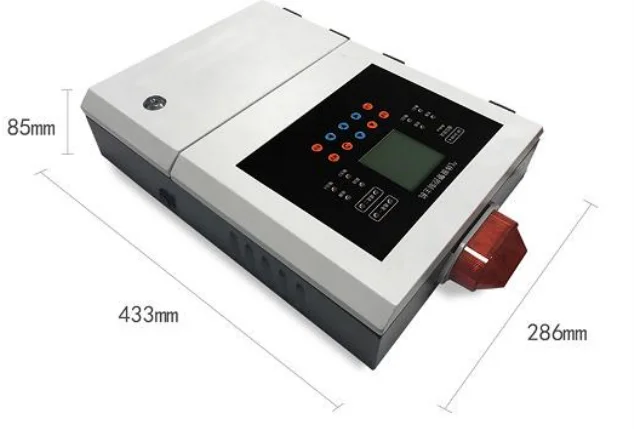 99 channel gas alarm controller with four wire system and independent alarm relay