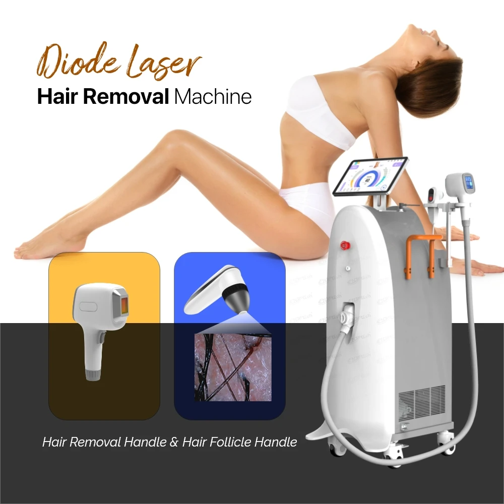American approved diode laser macro channel triple wave diode laser hair removal machine painless