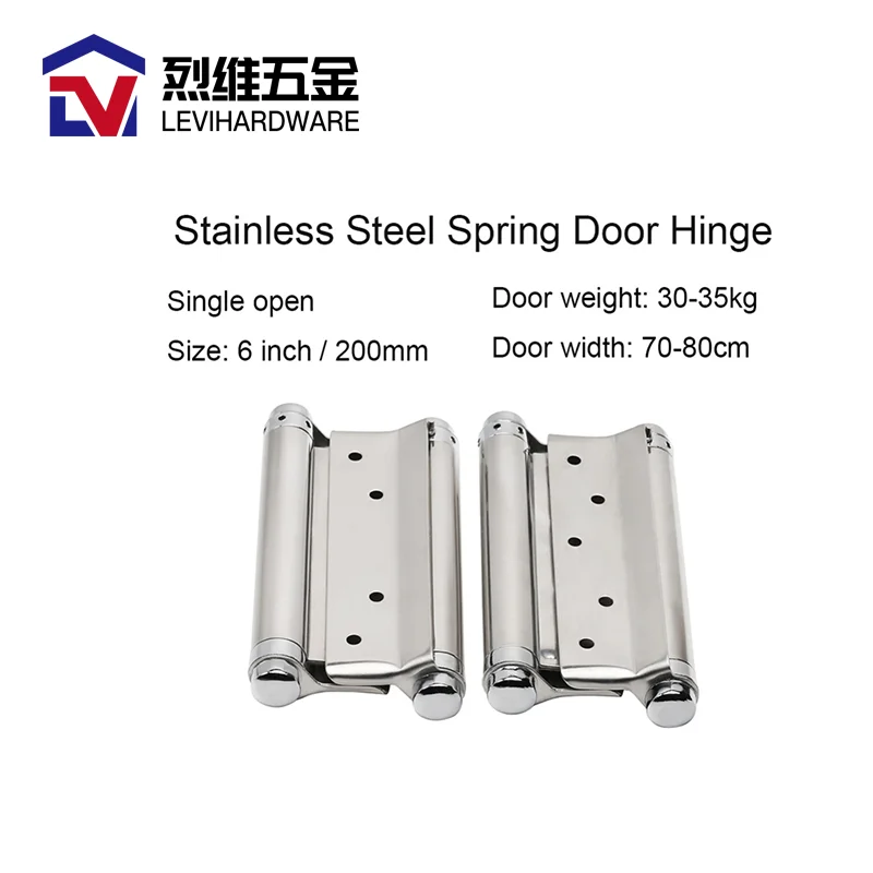 wholesale professional Hardware accessory furniture 304 Stainless Steel iron metal round corner spring butt pivot door hinge