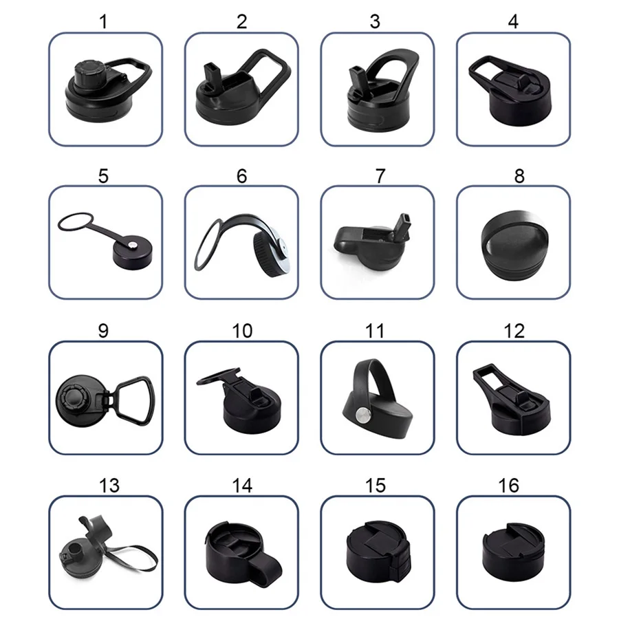 Wholesale double wall 32 oz black stainless steel water bottle