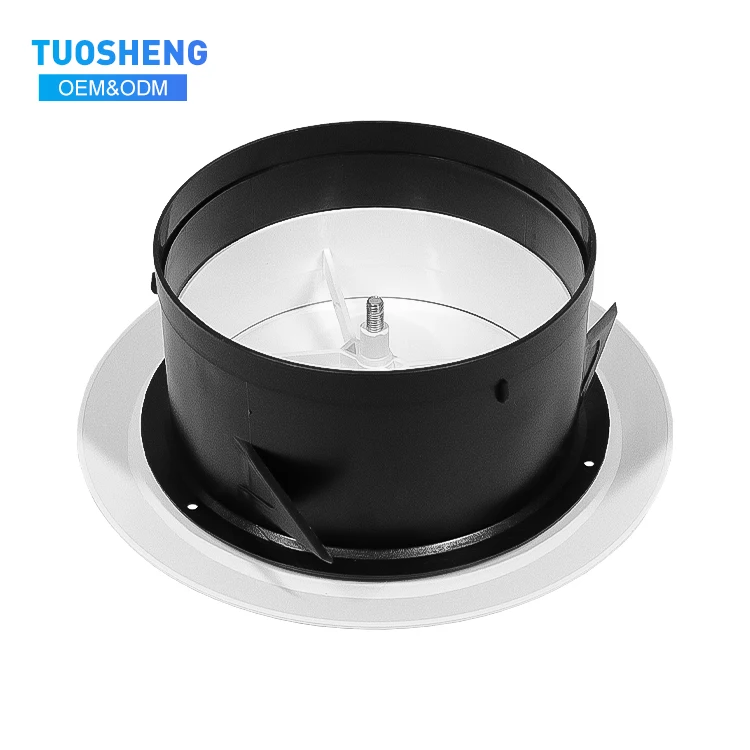 China Supplier Home Hvac System Abs Air Vent Cover Plastic Ventilation Round Air Diffuser