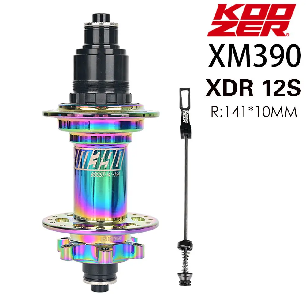 KOOZER 32h Hole 15*110 12*148mm Hubs XM390 MTB Mountain Bike Brake Bearing Hub Bicycle Parts