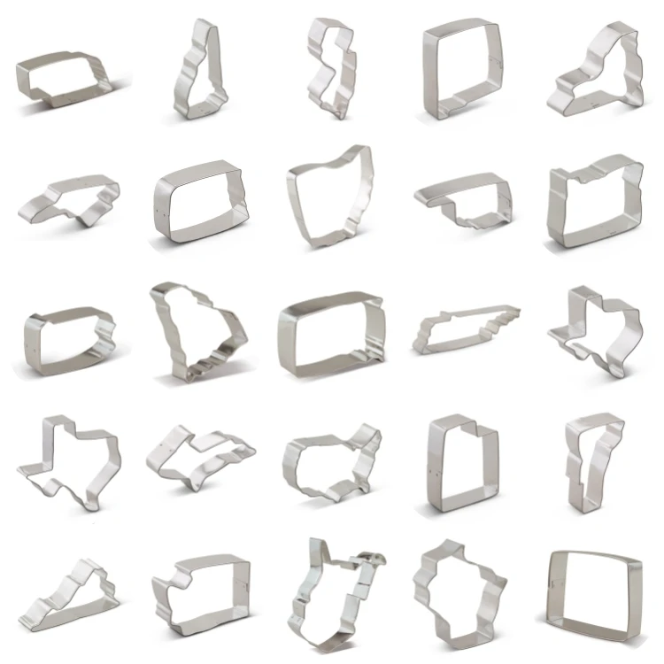 China Stainless Steel Cake Tools Cookie Mold Cutter Set Food Grade Cookie Cutter Mold For Kids