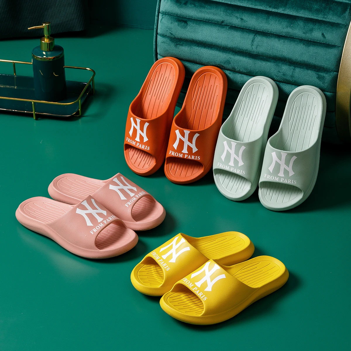 Beautiful and Cheap Brazil Woman Bathroom Slippers for Woman