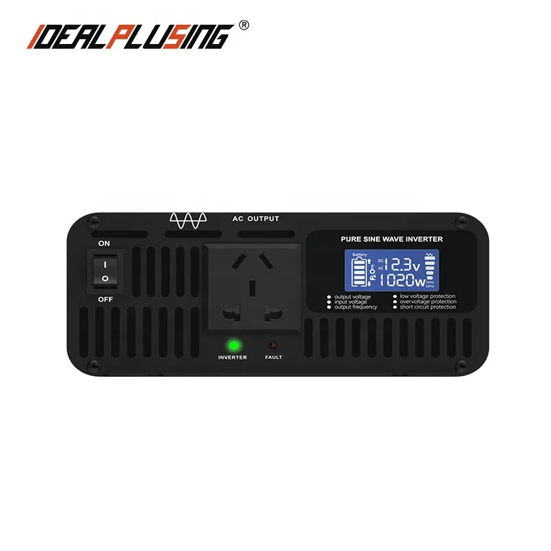  Фабрика 1000W солнечный инвертор 12В/24В/48В 60В 72В постоянного тока ac Чистая Синусоидальная волна инвертирующий усилитель мощности