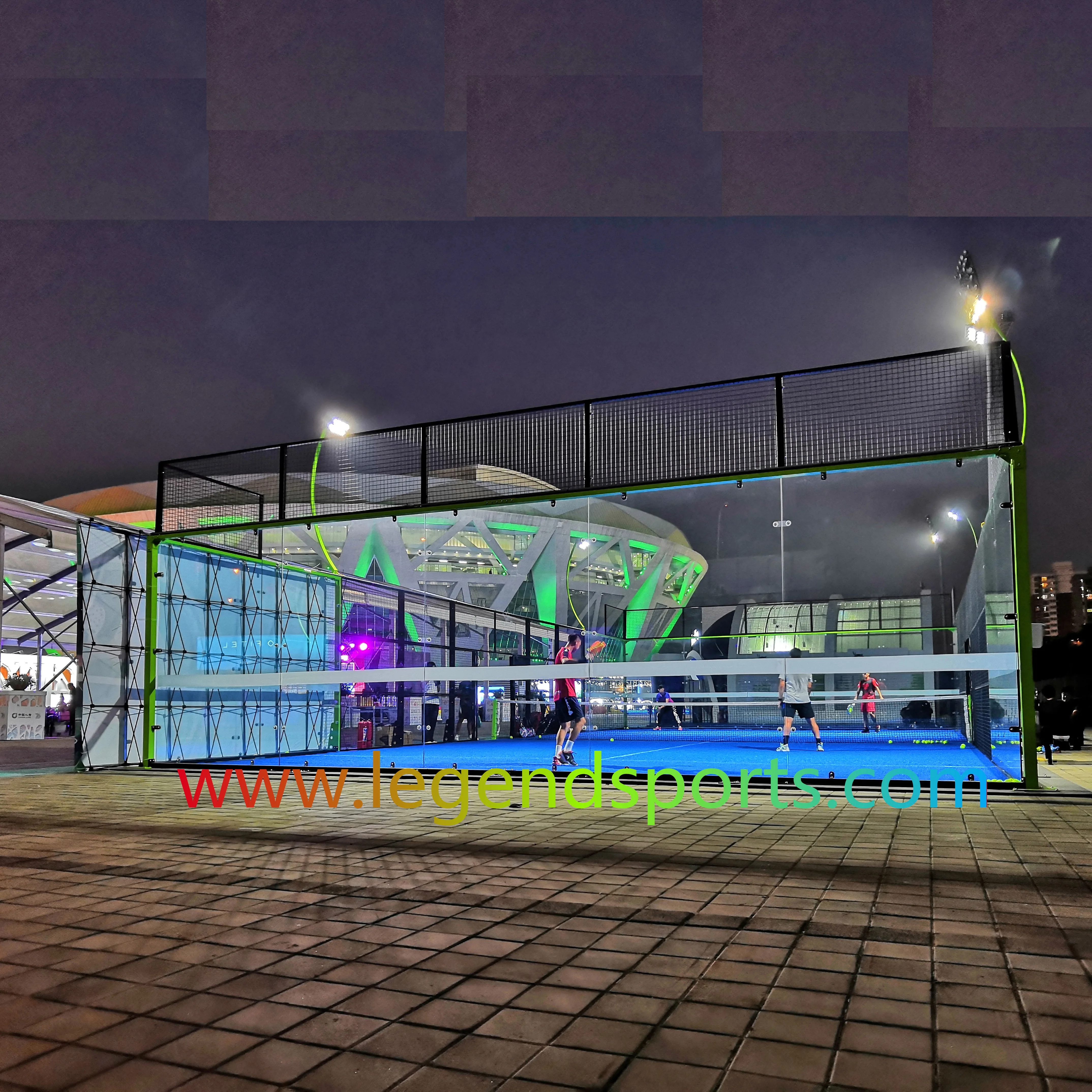 New Design Hot Sale Panoramic Padel Tennis Court