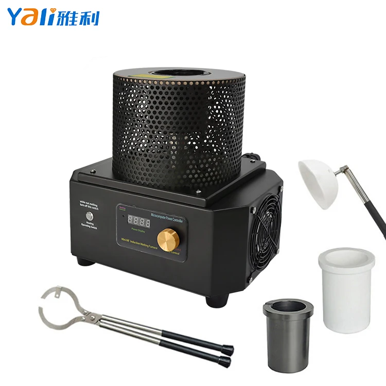 Mini Gold Melting Machine Smelting Induction Furnace Portable Smelter for Gold Silver Copper Steel Jewelry Oven