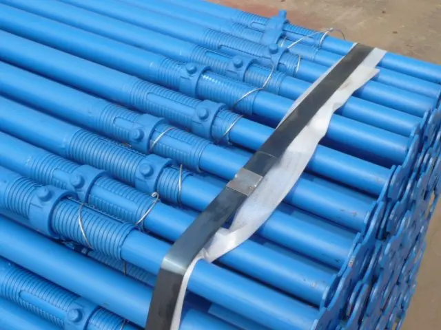 Powder Coated Steel Adjustable Shoring Props Heavy Duty Metal Scaffolding Acrow Jack Formwork Prop