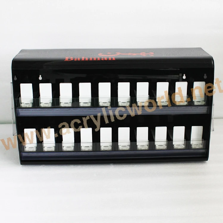 cigarette display Acrylic led Cigarette Display Stand/cigarette display unit