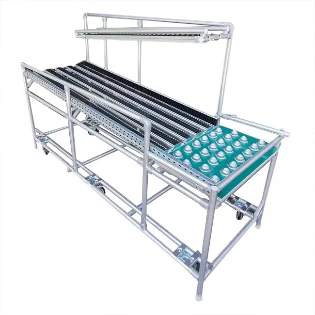 Industrial factory good price automatic material transfer rack used at warehouse aluminum tube