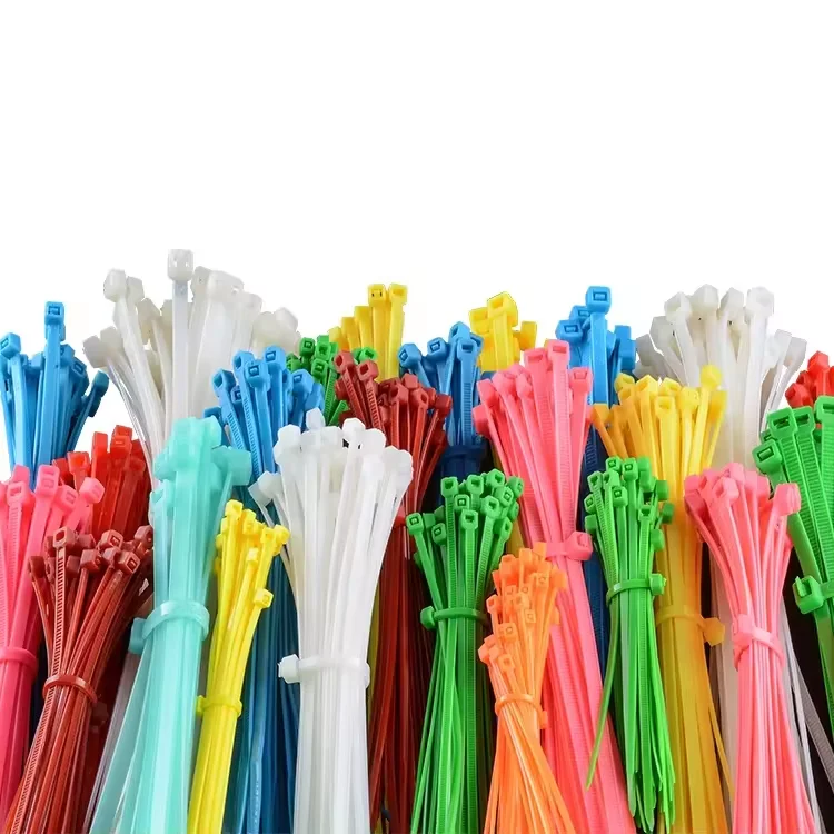 Factory Price  Nylon66 PA66 Self-Locking Cable Zip Ties 3.6*200mm Plastic Cable Wire Ties