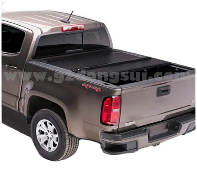 Четырехслойное складное жесткое покрывало для грузовика для Hilux Revo 2015 + 4 двери
