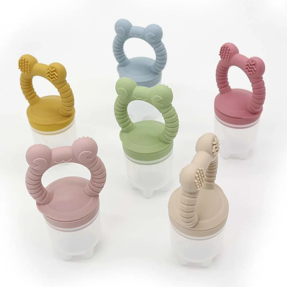 Customized Bpa Free Baby Soother Soft Safe Silicone Baby Food Feeders Pacifier