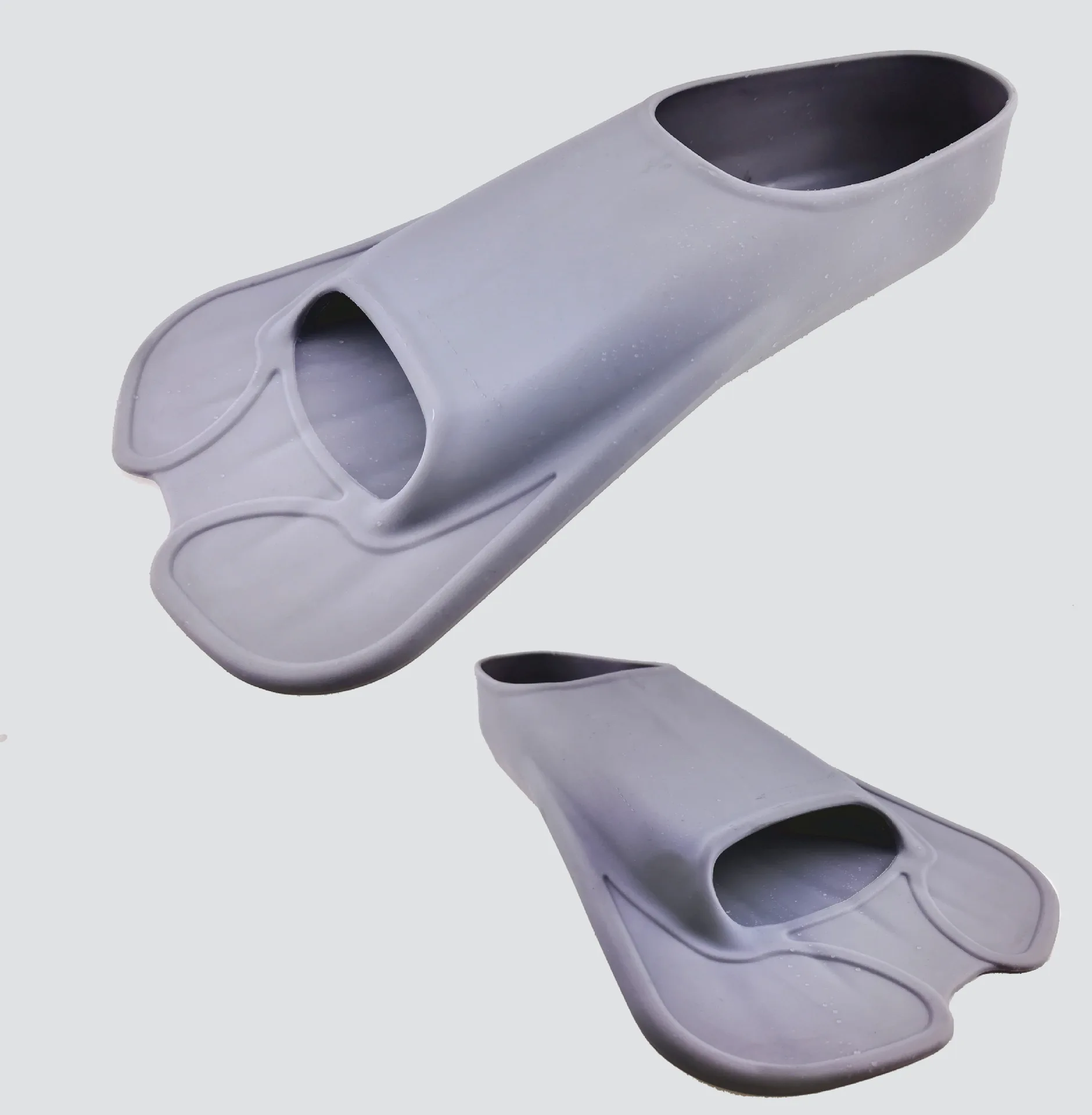 Swim Fins Customized  Training Picture Adult EVA Logo Item Adjustable Color Swimming Diving Accept Feature Rubber Flipper