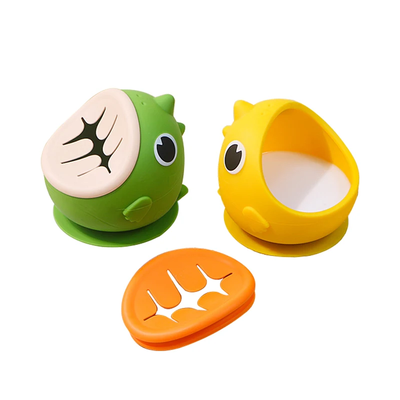 Силиконовые складные миски для кормления детей