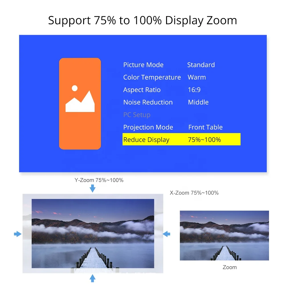 Touyinger Q9W Android Projector Smart TV LED 4K 1080P  Full HD  6500 Lumen  Movie Beamer Video Projector