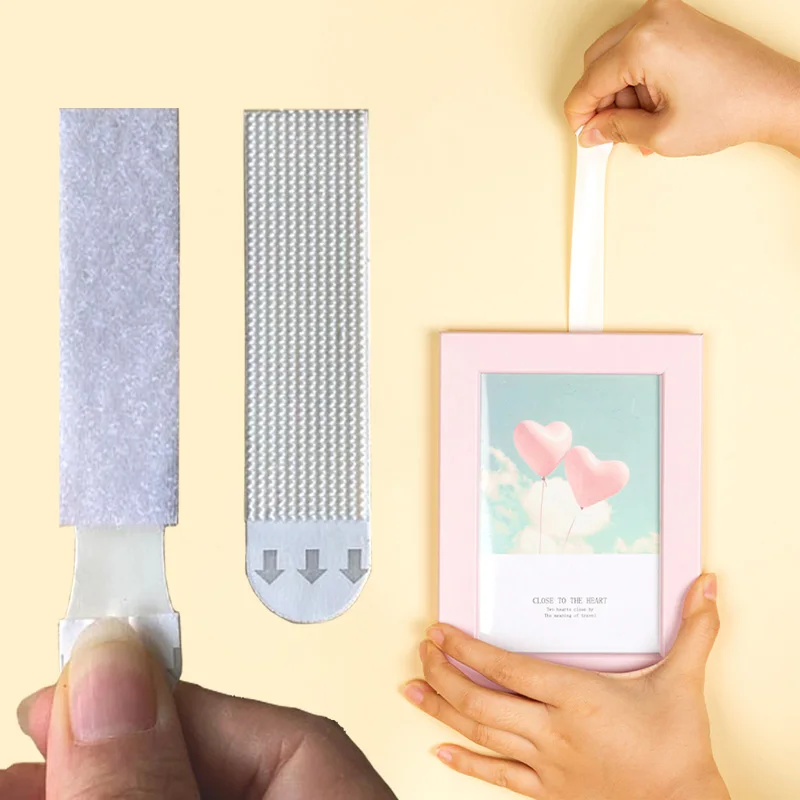 Easy-pull Double-sided adhesive picture hanging photo frame strips Alternative frame hook