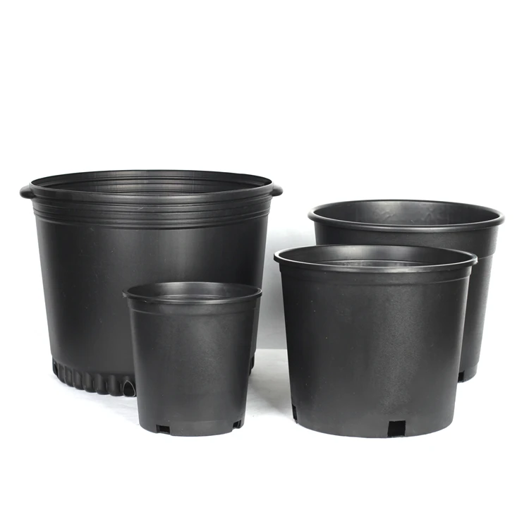 
China Manufactures Direct Recycled Black Large Small Mini Gallon Tube Machine Make Garden Nursery Plastic Pots  (1600201003751)