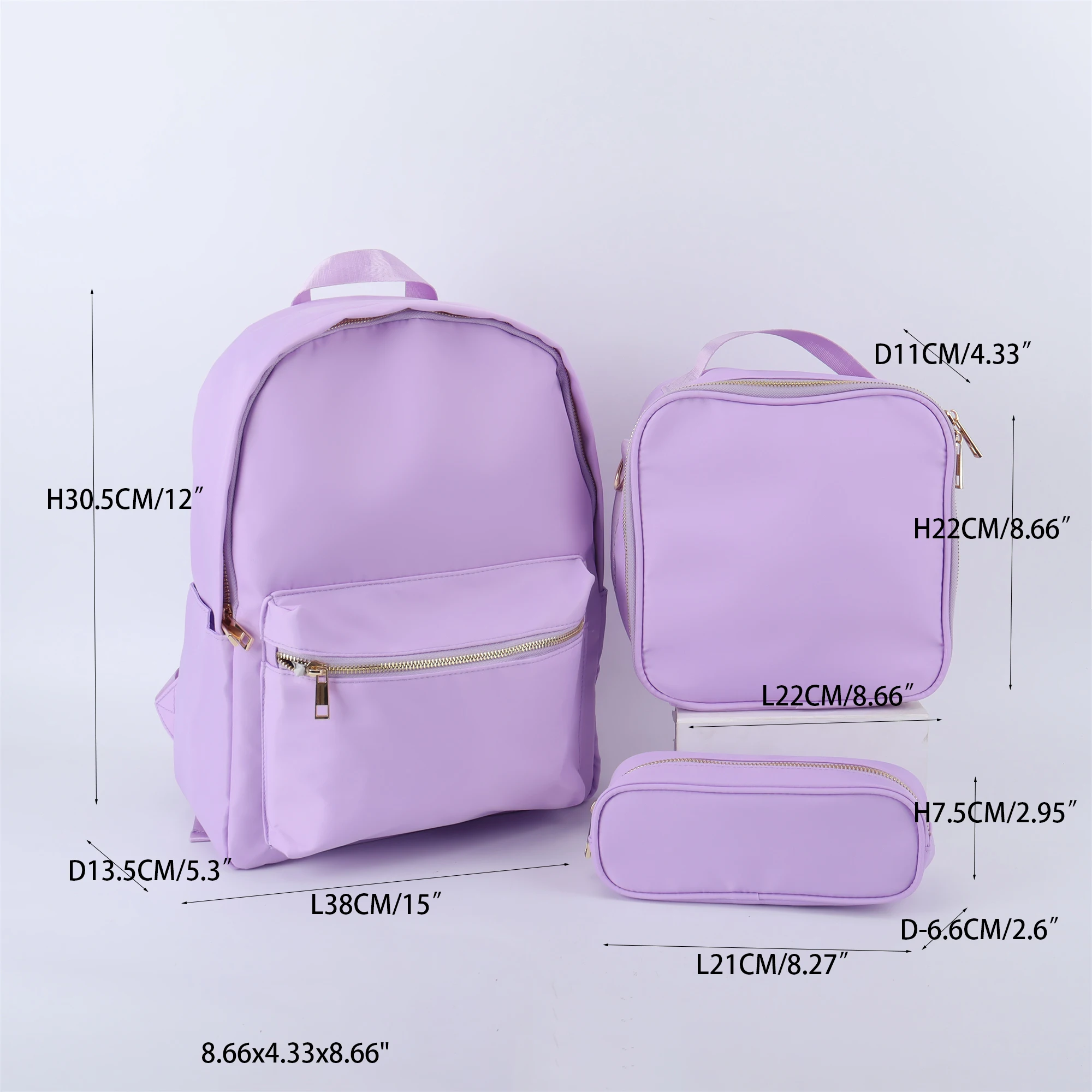 Keymay Stock Multi Colors Portable Nylon Crossbody Ice Cooler Bag Insulated Waterproof Shoulder with Pocket Lunch Box Kids