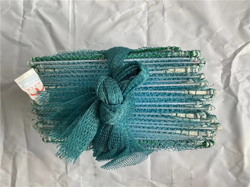 popular fishing trap with frame  25*40CM  * 25 sections foldable fish trap  fyke net