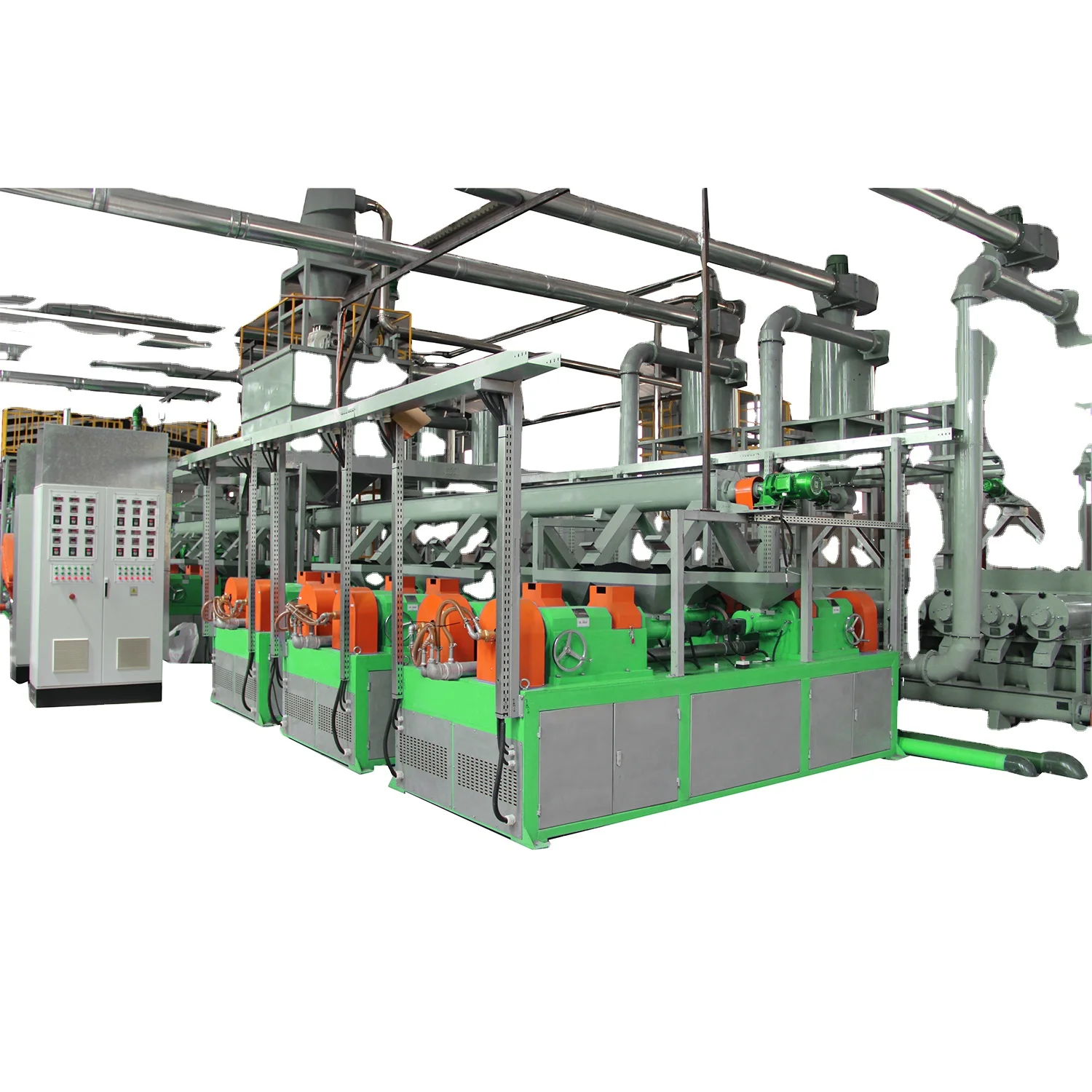 Factory Rubber Crumb Producing Scrap Waste Tyre Recycling System