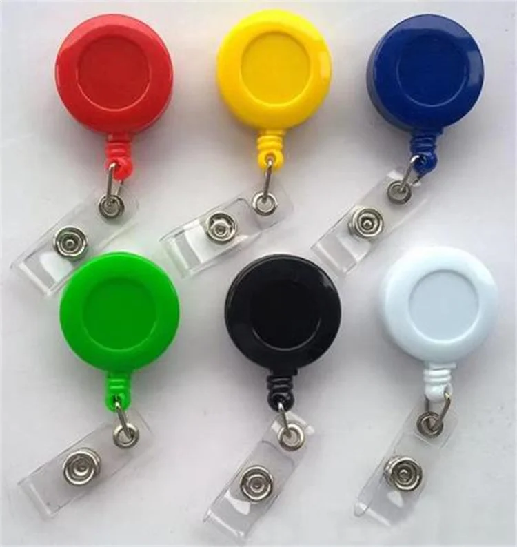 Custom decorative retractable id card working badge holder / yoyo / colorful badge reel