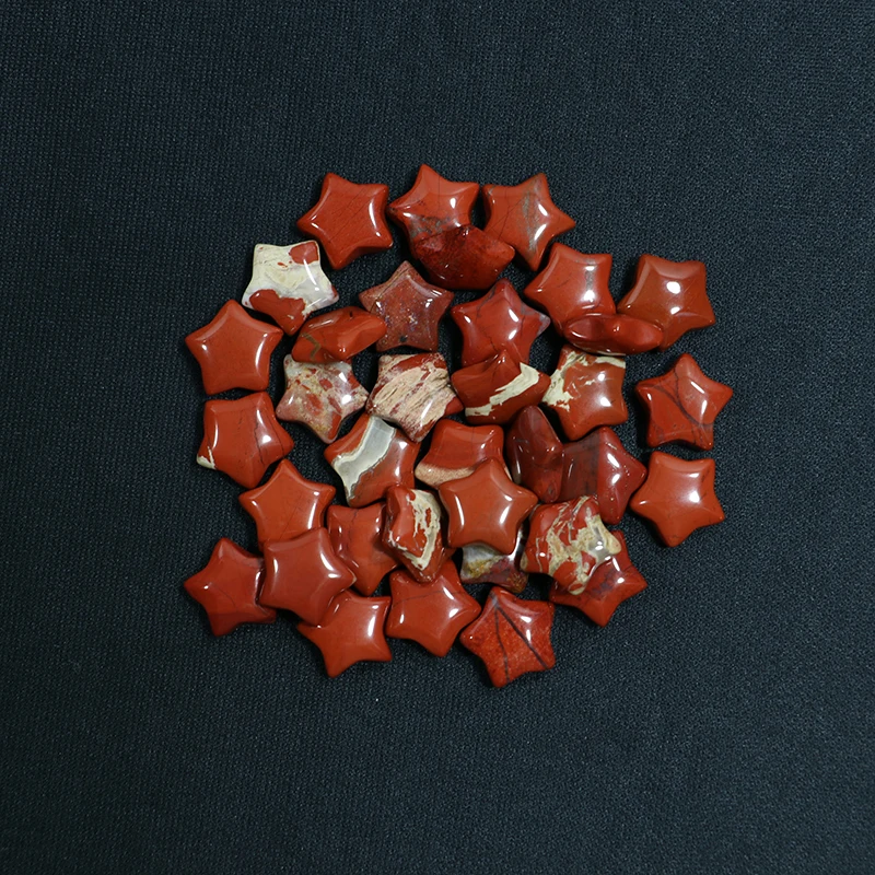 18mm Factory price Wholesale Mini Crystal Carving Polished Star Shape