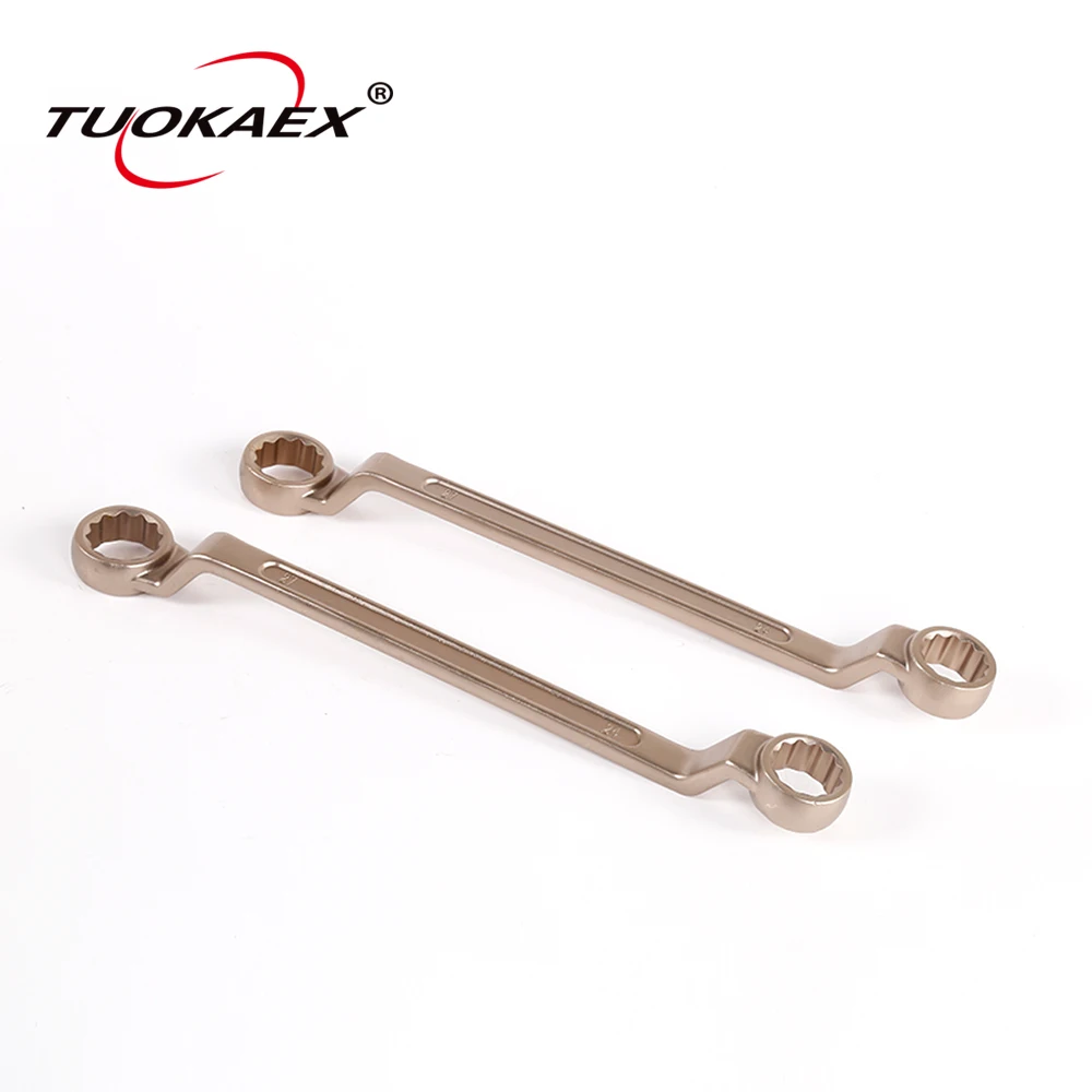 Explosion-Proof Dual-Purpose Wrench Kit Non-Sparking Tool Aluminum Bronze Pure Copper Machine Repair Ring spanner 6*7-60*70mm