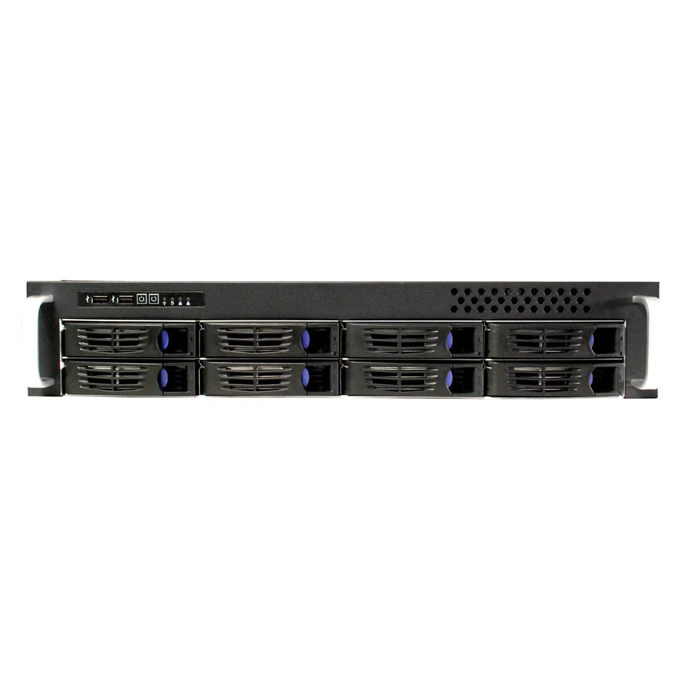High Quality with competitive price 8 bays  Rackmount Chassis  2u hot swap  server case  storage case with 600W psu