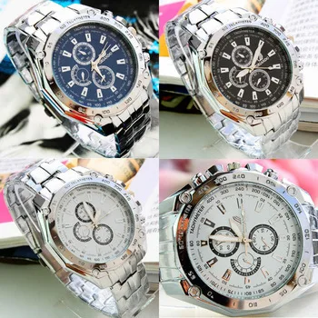
Hot Selling Mens Watches Quartz Business Classic Trendy Stainless Steel Men Watch OEM 
