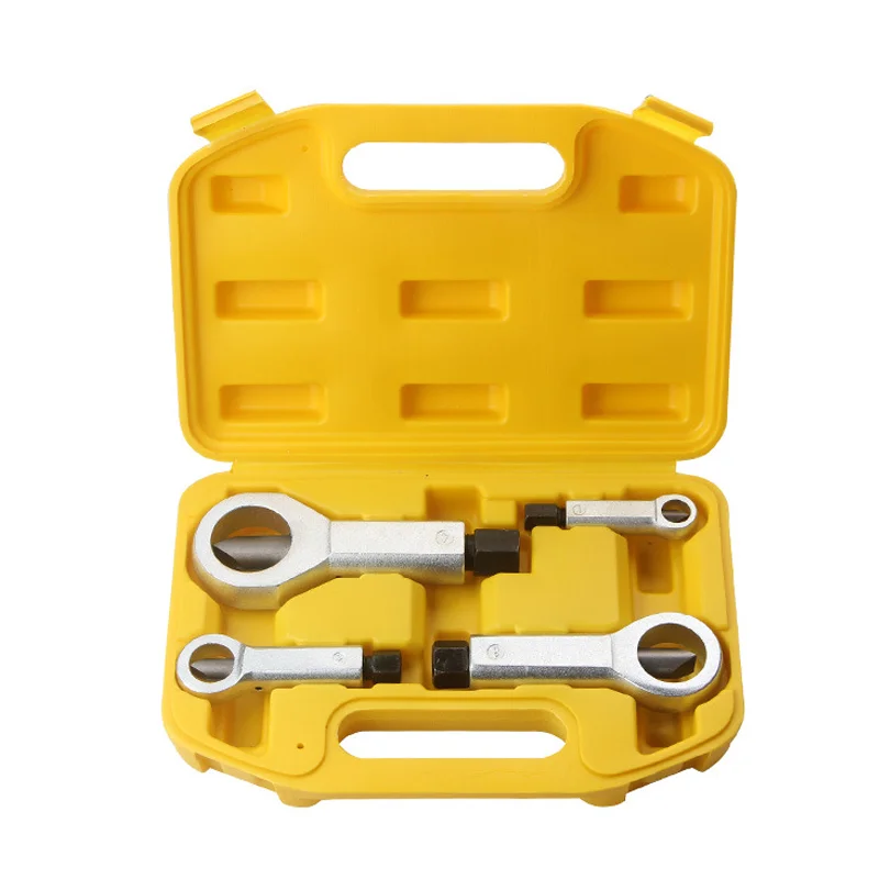 Remove Damaged, Frozen, Rusted Rounded-Off Bolts Nuts 4 pcs Metal Nut Splitter Kit
