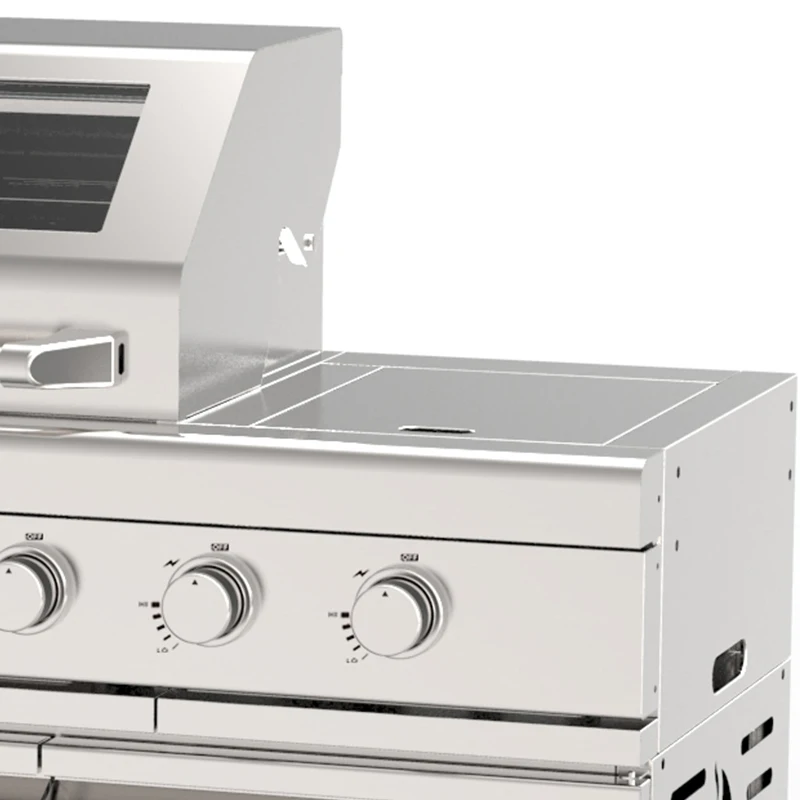 Outdoor Backyard Camping Family Party Trolley Barbecue Grill Smokeless Bbq Grill