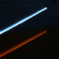 Waterproof flexible drl in auto lighting 60cm led daytime running light blue body led drl strip light