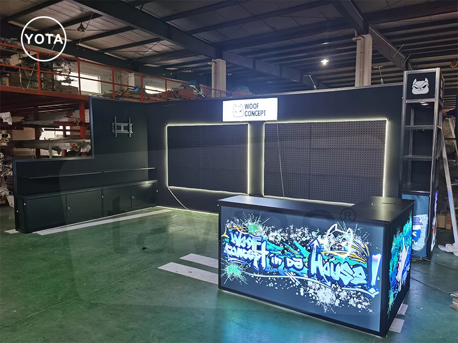 Портативный 10x20 выставочный стенд