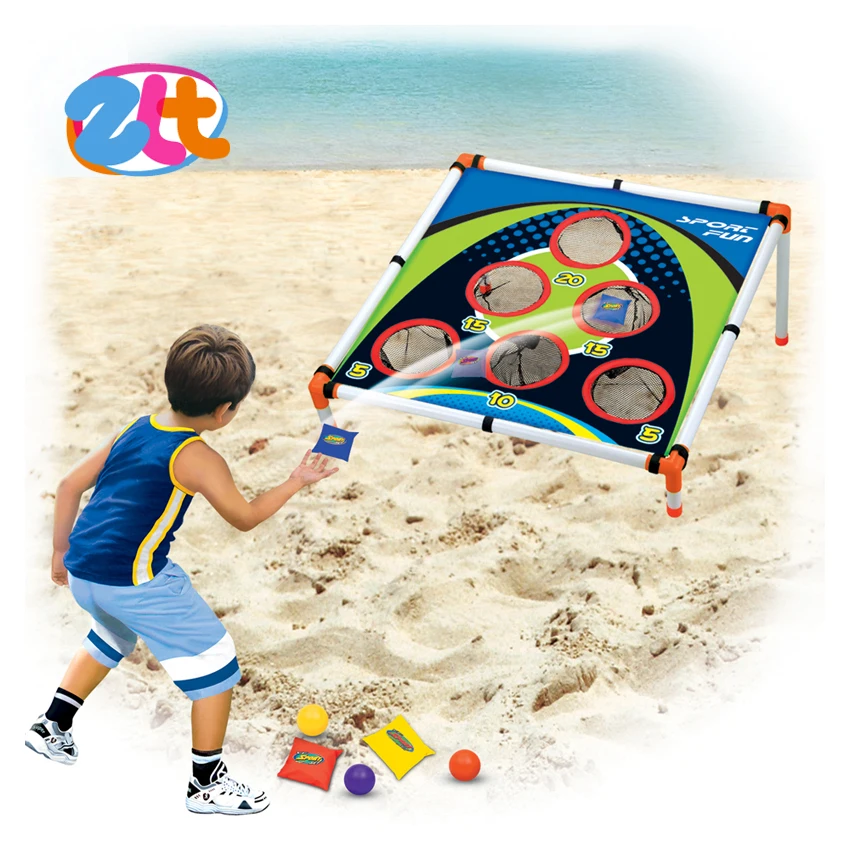 New designs bean bag toss games wholesale 6 cornhole game set