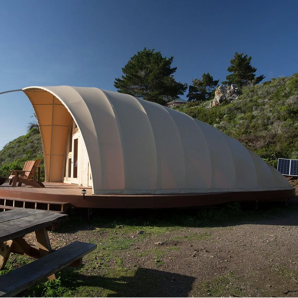 Factory Tent Dome Steel Tube Structure Shell Tent Bionic Sailboat Shell Hotel Accommodation Tent