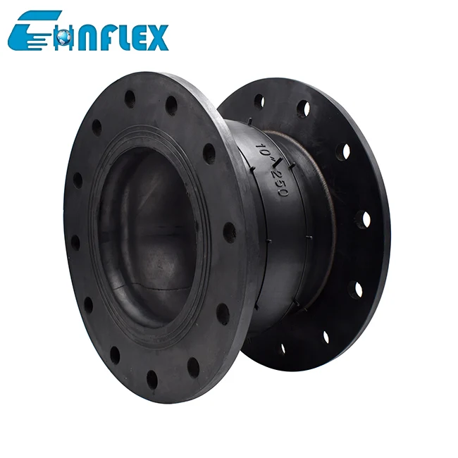 Wide Open Arch Single Sphere Rubber Expansion Joint DN32-DN3000