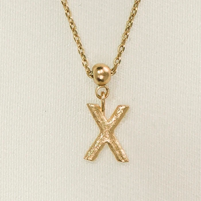 FUAMAY Dainty Charms Pendants Jewelry 925 Sterling Silver 18K Gold Plated For Necklace Bracelet Initial Letter Charm Pendant A-Z
