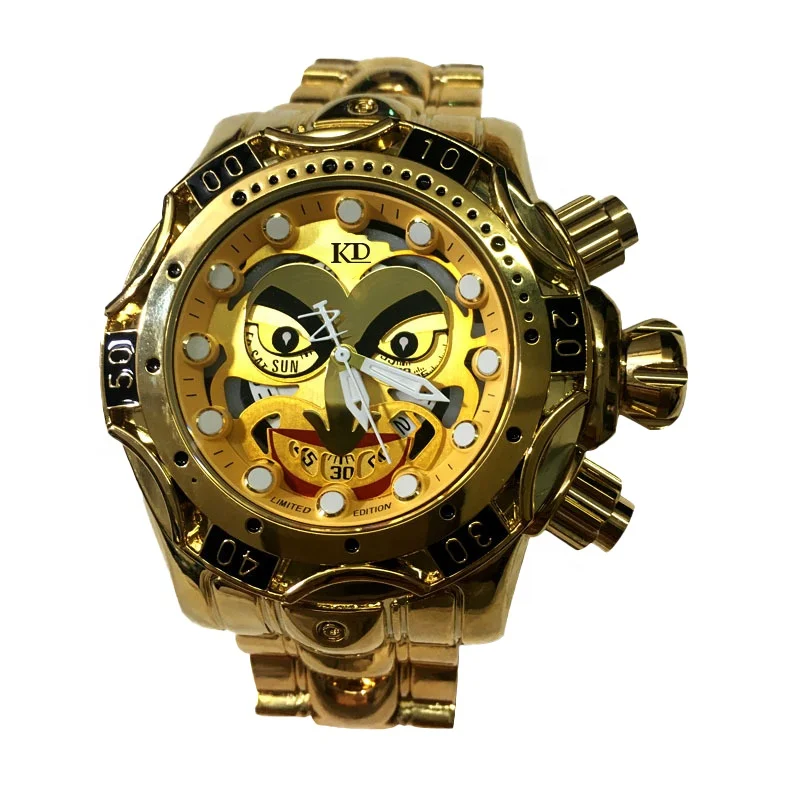 replice+watches big dial IPG coating 18K large Numbers custom watches men replice USA brand luxury men watches